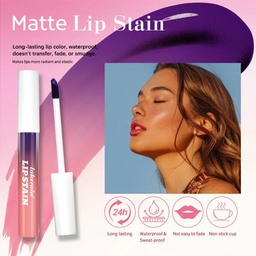 Blading Lip Gloss Peel and Stick Set – Long-Lasting Waterproof & Transfer-Resistant Natural Lip Gloss for Women | GlowPeak