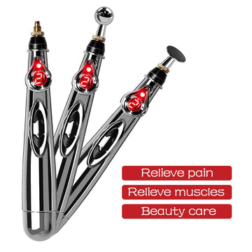 Electronic Acupuncture Pen – Energy Meridian Massage Pen for Low Frequency Therapy & Acupuncture Point Relief – GlowPeak