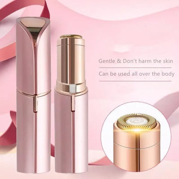 Electric Eyebrow Trimmer – Mini Eyebrow Epilator, Lipstick-Shaped Hair Removal Tool for Women, Painless Razor & Shaver | GlowPeak