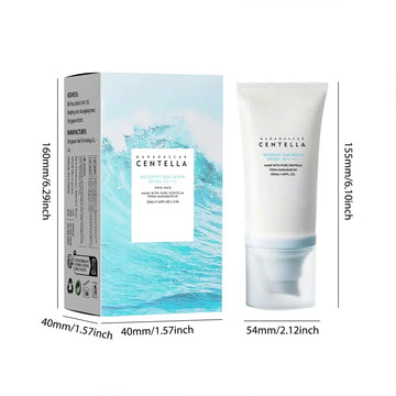 50+ SPF Korean Facial & Body Sunscreen – Centella Sunblock Cream for Skin Brightening & Moisturizing Care | GlowPeak