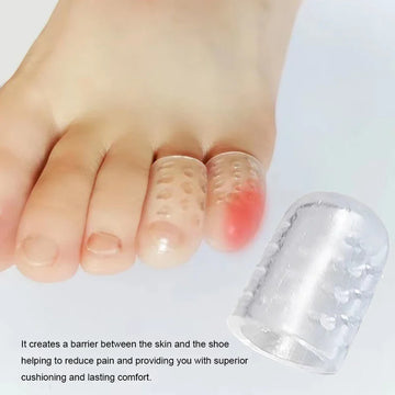 Silicone Toe Covers – Anti-Friction Breathable Toe Caps to Prevent Blisters & Protect Feet | GlowPeak