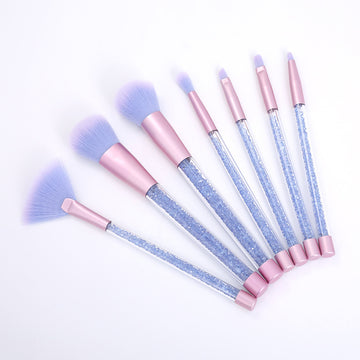 glitter makeup brush set