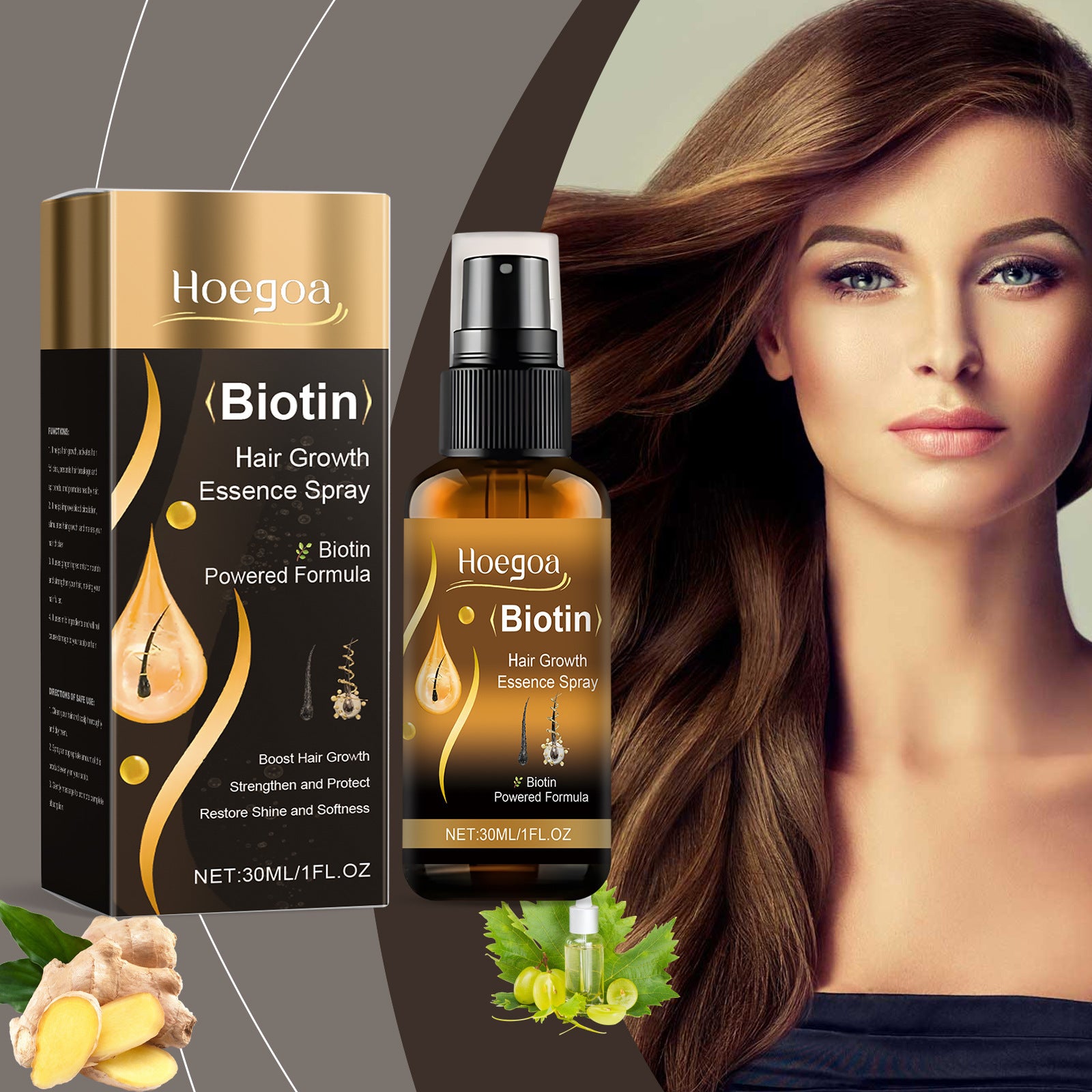 Hoegoa Biotin Hair Growth Essential Spray