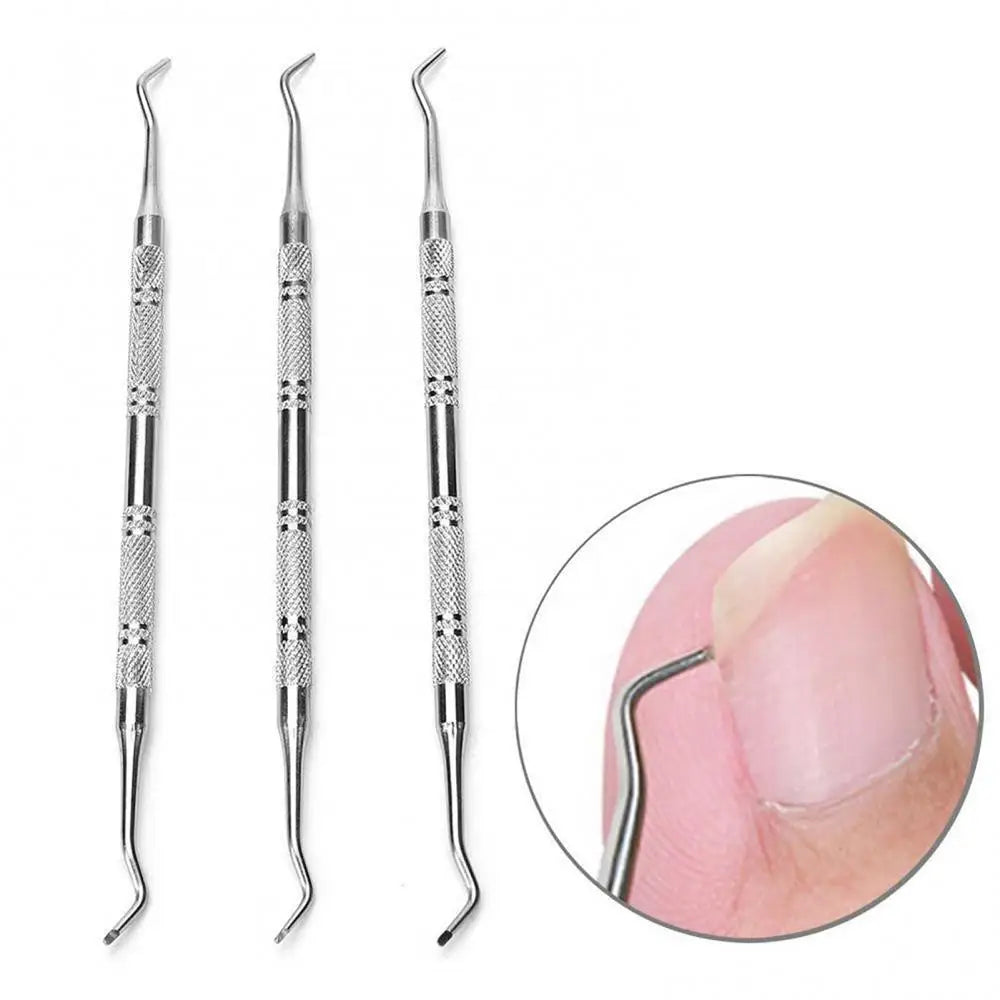 Toe Nail Care Hook – Double-Ended Ingrown Toe Correction Lifter & Toenail File for Manicure Pedicure | Foot Care Tool | GlowPeak