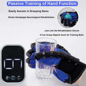 Rehabilitation Robot Glove – Hand Device for Finger Training & Stroke Recovery, Hemiplegia Rehabilitation & Hand Function Recovery – GlowPeak