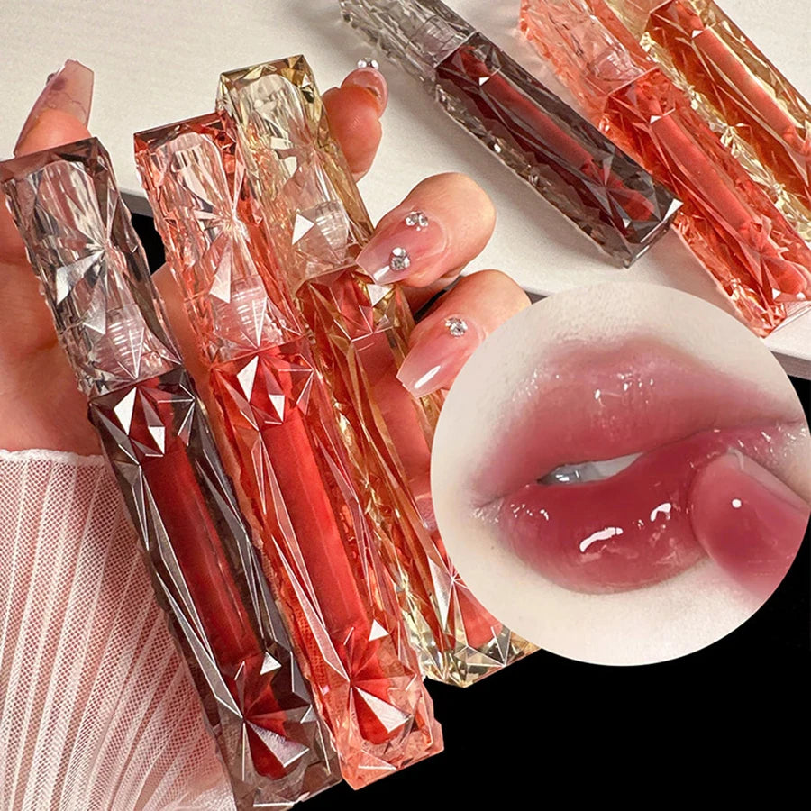 Lip Gloss Long-lasting Moisturizing Waterproof Non-fading Mirror Moisturizing Lip Gloss Women's Cosmetics| GlowPeak