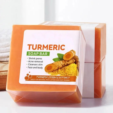 Handmade Turmeric Soap – Brightening & Skin Lightening for Dark Underarms, Legs & Face | GlowPeak