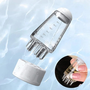 6ml Scalp Applicator Mini Head Massager Roller Ball Brush Hair Growth Essential Oil Medicine Liquid Applicator Massage Comb| GlowPeak