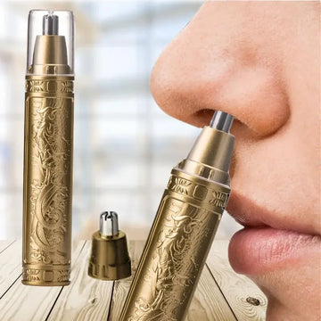 Golden Dragon And Phoenix Nose Hair Trimmer Clear Nostrils Small And Convenient Washing With Knife Head Unisex Convenience| GlowPeak