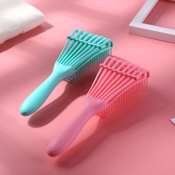 Hair Comb Detangling Brush Scalp Massage Hair Brush Detangler Brush for Curly Hair Thick Hair Octopus Hairbrush Women Men Salon| GlowPeak