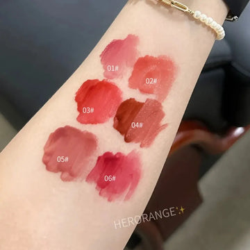 Herorange Lip Glaze – Lightly Glass Water Gloss, Moisturizing, Plump Lips, Long-Lasting, Non-Stick Makeup | GlowPeak