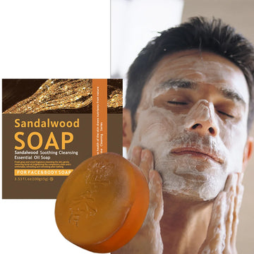 Handmade Whitening Soap – Deep Cleansing, Moisturizing & Skin Brightening with Sandalwood Essential Oil | GlowPeak