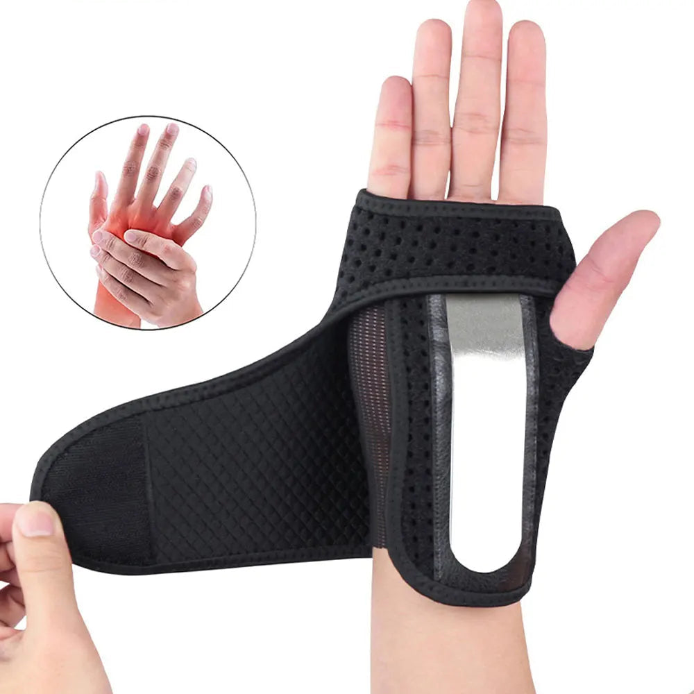 Wrist Brace for Carpal Tunnel Relief – Adjustable Hand Support Splint for Night Use & Carpal Tunnel Syndrome Treatment | GlowPeak