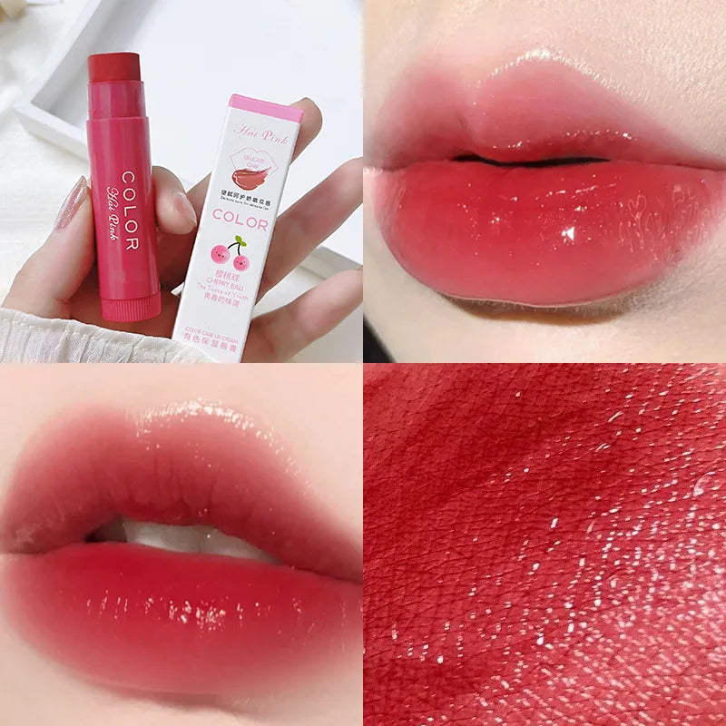 Colored Moisturizing Lip Balm Lipstick – Hydrating, Line-Diluting & Anti-Drying Formula | GlowPeak