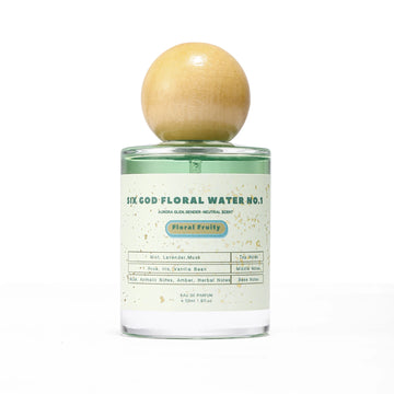 Perfume SiX god Floral Water NO.1 Unisex Perfume - Floral-Fruity Scent with Musk & Amber , Long-Lasting Fragrance