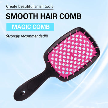 Air Cushion Comb Tangled Hair Comb Hair Brush Massage Anti-static Hollow Out Wet Curly Hair Brushes Barber Styling Tool | GlowPeak