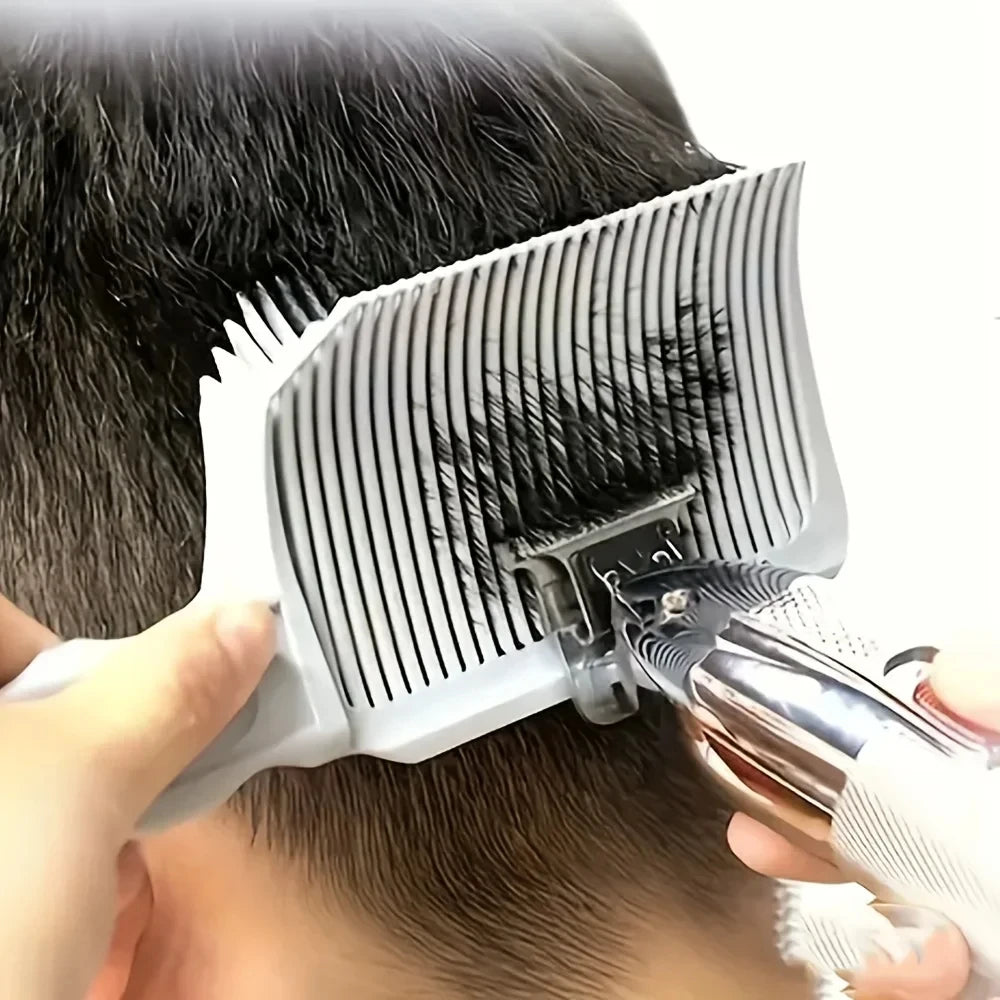 Fading Comb Professional Barber Clipper Blending Flat Top Hair Cutting Comb For Men Heat Resistant Fade Brush Salon Styling Tool | GlowPeak