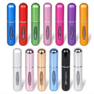 5ml Perfume Refill Bottle Portable Mini Refillable Spray Jar Scent Pump Empty Cosmetic Containers Atomizer for Travel Tool Hot| GlowPeak
