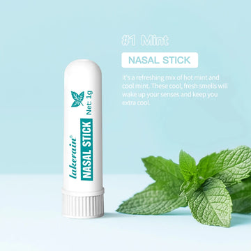 Long-Lasting Refreshing Nasal Stick 4 Pack – Cooling Plant Essential Oil Inhalation for Instant Relief | GlowPeak