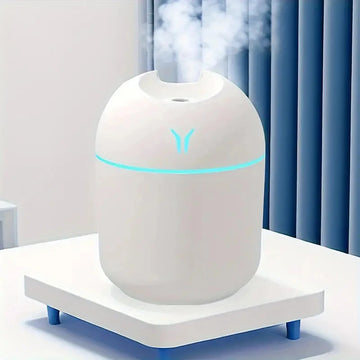 Portable 250ml Mini Cup Spray Mist Humidifier – Double Wet Aroma Essential Oil Diffuser, Car USB Air Humidifier | GlowPeak