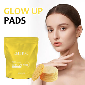 Turmeric Cleansing Pad Deeply Cleanses Skin, Removes Dirt, Controls Oil and Softens Exfoliated, Tender Skin| GlowPeak
