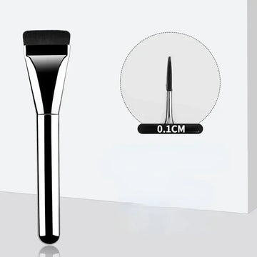 Ultra Thin Foundation Brush – Lightweight Flat Contour Brush for Blending Foundation Cream, Face Contouring, and Makeup Application | GlowPeak