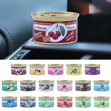 Car Flavoring Car Air Fresheners Perfume Canned Wood Blocks Coffee Flavor Long-Lasting Auto Aromatherapy Car Deodorant Supplies| GlowPeak