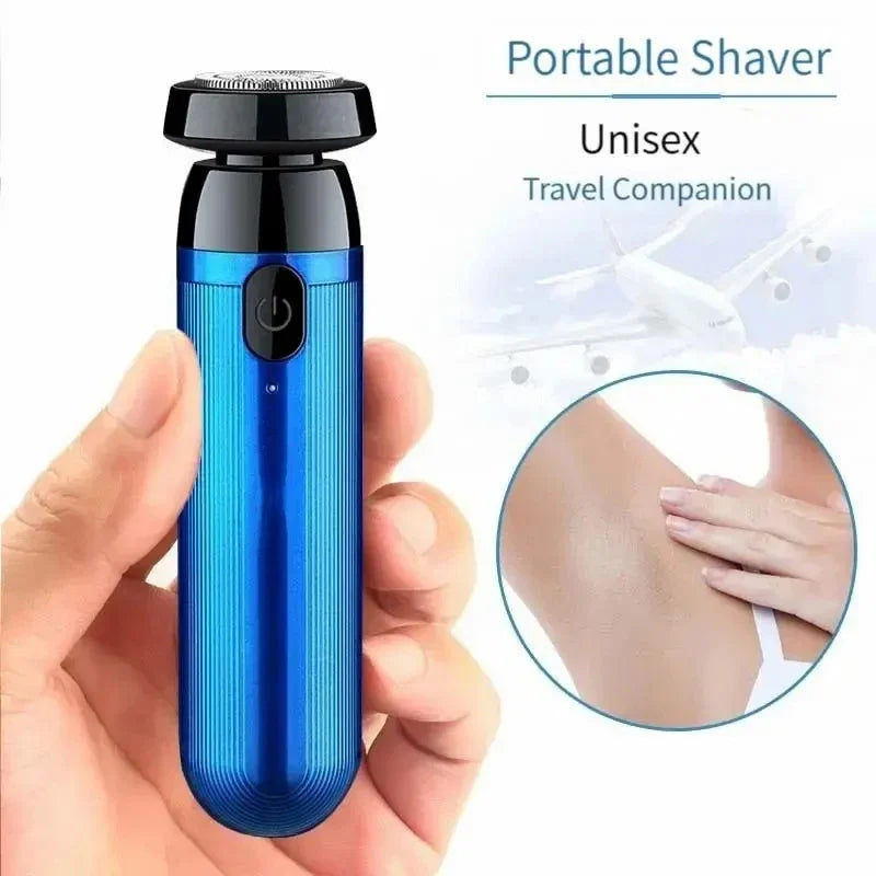 Low Frequency High-Speed Fast Mini Portable Charging Beard Electric Shaver Can be Removed in One Step Suitable for Men and Women| GlowPeak