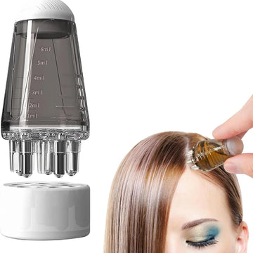 6ml Scalp Applicator Mini Head Massager Roller Ball Brush Hair Growth Essential Oil Medicine Liquid Applicator Massage Comb| GlowPeak
