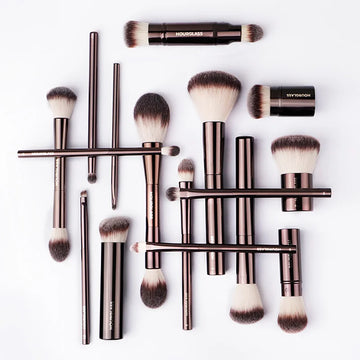 Hourglass Makeup Brushes Powder Foundation Concealer Blusher Bronzer Eye Shadow Eyebrow Eyeliner Sculpting Brush| GlowPeak