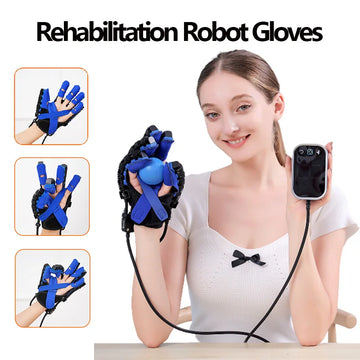 Rehabilitation Robot Glove – Hand Device for Finger Training & Stroke Recovery, Hemiplegia Rehabilitation & Hand Function Recovery – GlowPeak