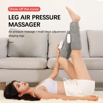 Eletric Leg Massager Air Pressure 3 Mode Airbag Calf Massage Machine Relieve Leg Slimming Muscle Stiffness Relax Foot Calf | GlowPeak