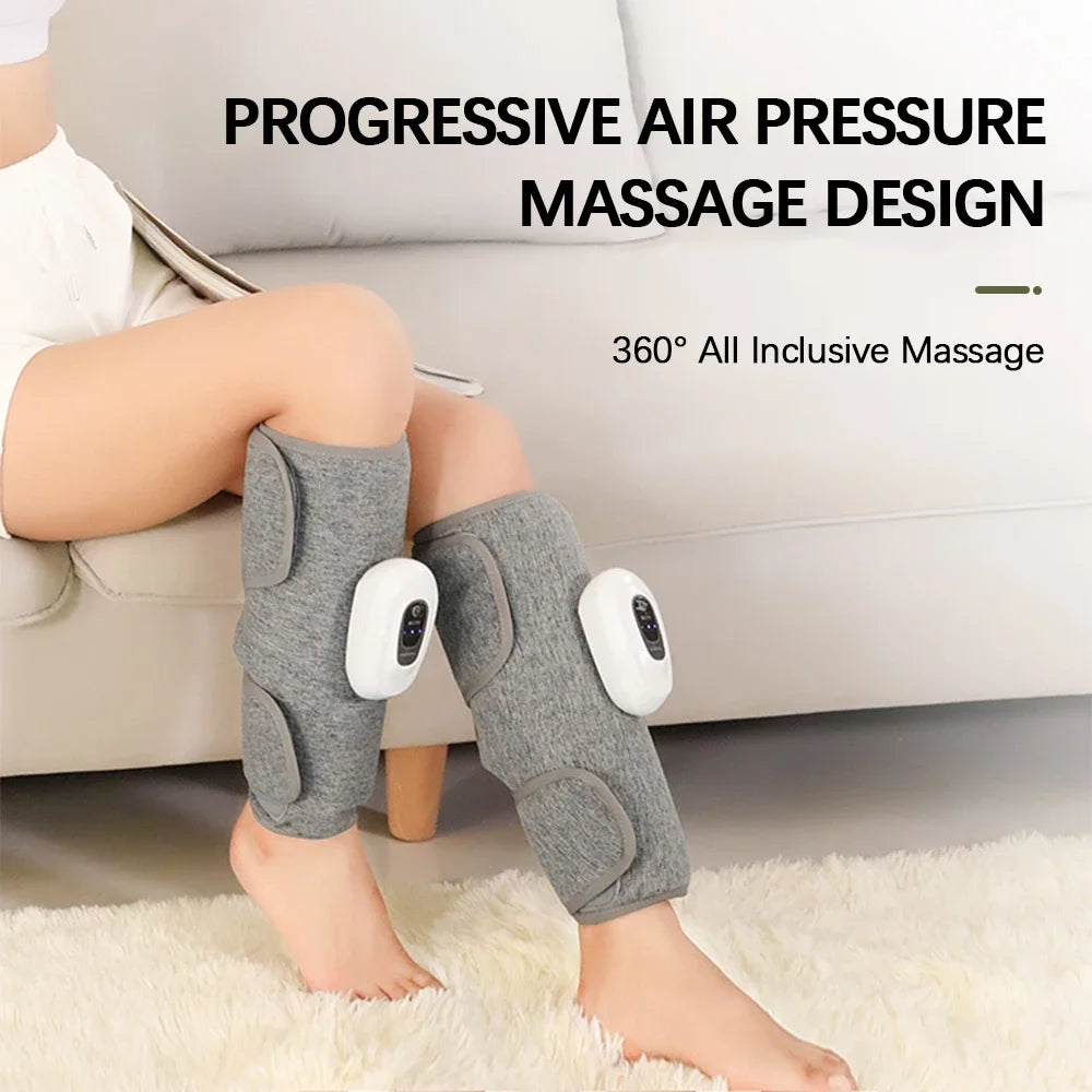 Eletric Leg Massager Air Pressure 3 Mode Airbag Calf Massage Machine Relieve Leg Slimming Muscle Stiffness Relax Foot Calf | GlowPeak