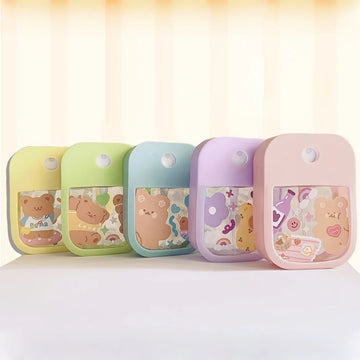38ml Spray Small Sanitizing Spray Scented Vegan Hand Sanitizer with Keychain Perfume Alcohol Water Spray Bottle Travel