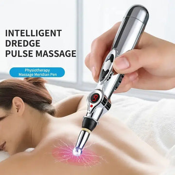 Electronic Acupuncture Pen – Meridian Energy Massage Pen for Acupuncture Point Stimulation & Acupressure Relief – GlowPeak