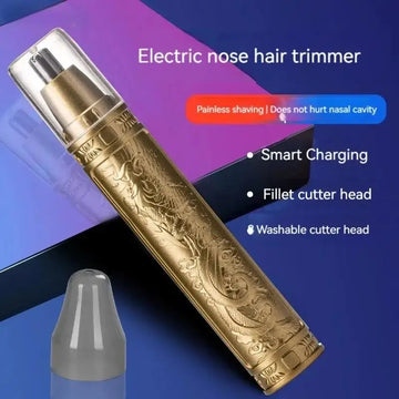 Golden Dragon And Phoenix Nose Hair Trimmer Clear Nostrils Small And Convenient Washing With Knife Head Unisex Convenience| GlowPeak