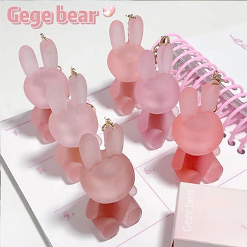 Gege Bear Rabbit Lip Glaze, Matte Velvet Lip Clay Long-lasting Color Non-drying Lipstick| GlowPeak