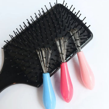 Comb Hair Brush Cleaner – Plastic Handle Cleaning Brush for Remover Embedded Hair & Beauty Tools | GlowPeak