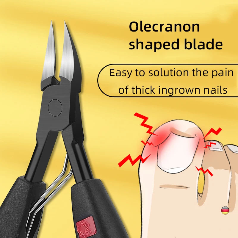 Ingrown Nail Clippers Toenail Cutter Stainless Steel Pedicure Thick Toe Nail Correction Deep Into Nail Grooves Manicure Tools| GlowPeak